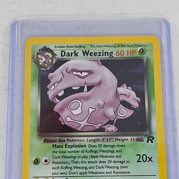 Pokémon TCG Dark Weezing Team Rocket 14 Holo Unlimited - Picture 7 of 8